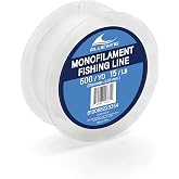 BLUEWING Monofilament Fishing Line Clear Mono Fish Wire Thin Diameter String 6-400 lbs, 50-3000 Yards