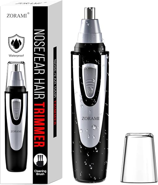 Ear and Nose Hair Trimmer Clipper - 2026 Professional Painless Eyebrow & Facial Hair Trimmer for Men Women,Battery-Operated T