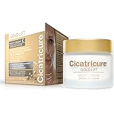 Cicatricure Gold Lift Night Cream, Anti Aging Facial Moisturizer, Hydrating Skin Care with Gold, Calcium & Silicon to Lift and Tighten Face Contour Overnight, 1.7 Ounce