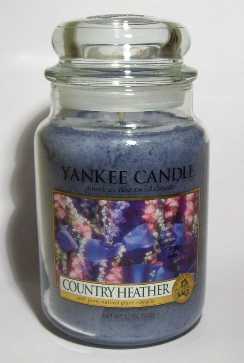 Yankee Candle Country Heather Large Jar Scented Candle Amazon.co.uk