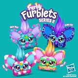 Furby Mer-May Mini Plush Toy, 45+ Sounds, Blue/Green, Keychain Clip view 9