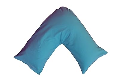 Polycotton Back Neck Support V Shaped Orthopedic Nursing Pillow