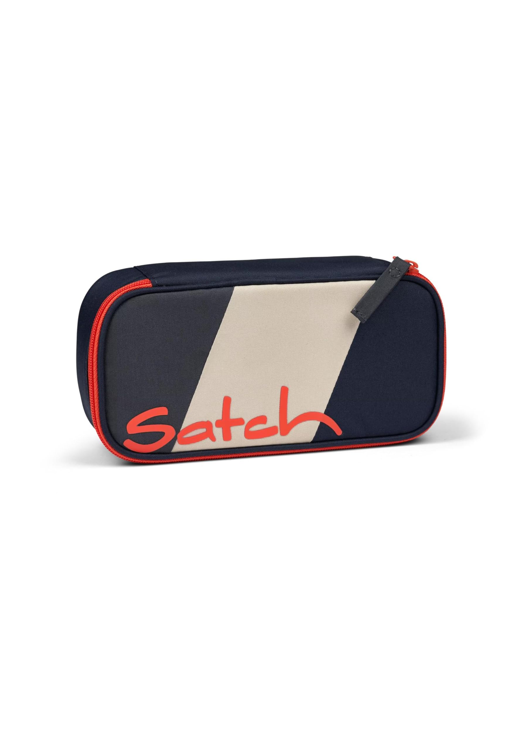 Satch Pencil Case Extra Large with Divider Zip Pocket Pen Holder Set Square Viewing Window for Timetable, Cliff Jumper - Dark Blue, Standard Size, Children's Luggage — image 1