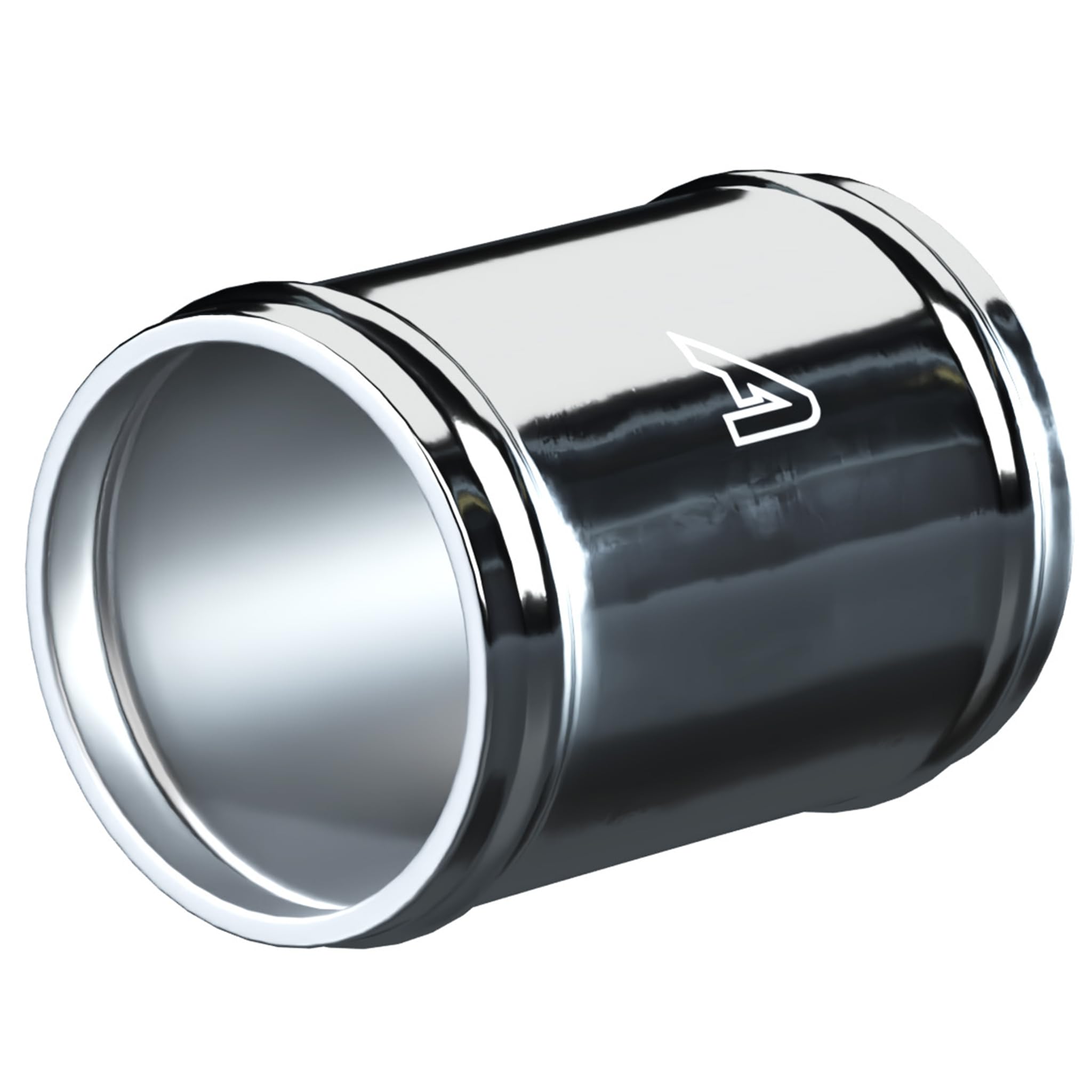 32mm (1.25 Inch) Aluminium Alloy Hose Connector Pipe Joiner 100mm Length Tube Fitting Replacement