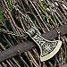 TTKP Viking Mammen Odin Symbol Rune Horror Peru Necklace Colo Axe Pendant Necklace Metal Chain Nordic Talisman
