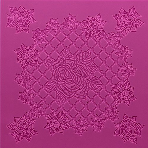 Click Here to See More Images Ring of Roses 3-D Silicone Lace Mat by Claire Bowman