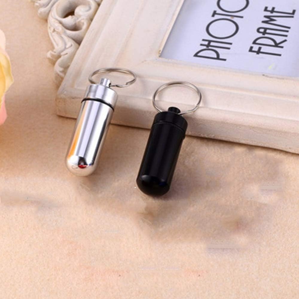 Amaoma 4 Pcs Ring Aluminum Pill Box - Image 3