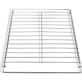 Aiwaiufu Adjustable Extendable Oven Rack, Universal Chrome Plated Wire Shelf, Adjusts from 17" to 30" Wide, Compatible with GE, Whirlpool, Frigidaire, Kenmore, Samsung, LG, Ovens, 1 Pack