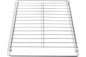 Aiwaiufu Adjustable Extendable Oven Rack, Universal Chrome Plated Wire Shelf, Adjusts from 14.5" to 25.5" Wide, Compatible with GE, Whirlpool, Frigidaire, Kenmore, Samsung, LG, Ovens, 1 Pack
