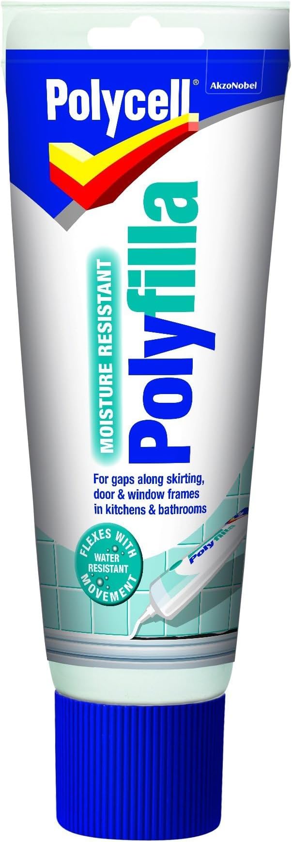 Polycell 20216 Ready Mixed Moisture Resistant Polyfilla 330 g White