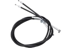 Aramox Front Brake Cable Set, 2 Pieces, High Strength Steel, for GY6 125 150 200 ATV