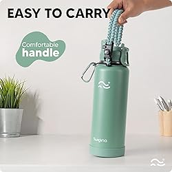 Swigina [2-IN-1 LID] Insulated Water Bottle with