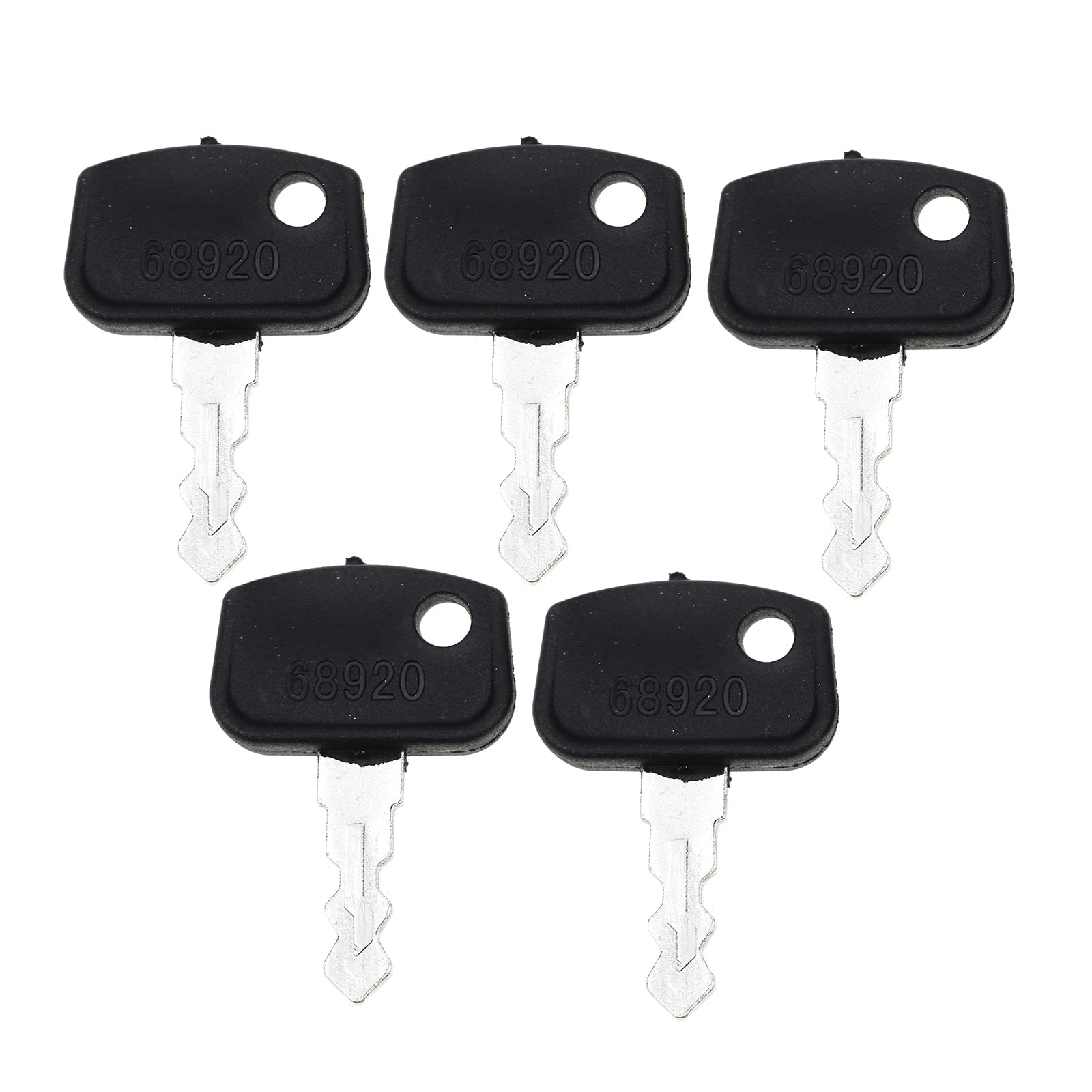 5 Ignition Keys PL501-68920 for Kubota B26 BX1860 BX2360 BX25 BX2670 KH-151 KH-191 RTV500 RTV900