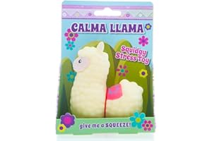 Boxer Gifts Calma Llama Stress Relief Toy | Unique Stress Balls for Adults & Teenagers - Animal Squishy Fidget Toys for Anxiety - Cool Desk Accessories | Cute Stocking Stuffer Llama Gifts