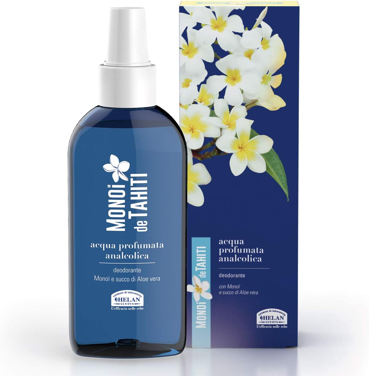 Helan, Monoi De Tahiti, Lotion Tonique Visage et Corps sans Alcool, Naturelle et Douce