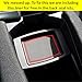 CupHolderHero for Honda Civic 2016-2020 Custom Liner Accessories – Premium Cup Holder, Console, and Door Pocket Inserts 4-pc Set (Hatchback – Back Seat Only) (Red Trim)