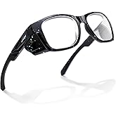 UKNOW Safety Glasses - Anti Fog Lenses - Eye Protection with Side Shields - ANSI Z87.1 Protective Eyewear - UV Protection