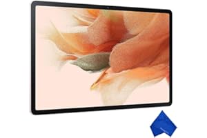 Samsung Galaxy Tab S7 FE 12.4" Android Wi-Fi Tablet - 256GB WiFi, S Pen Included, Newest Model (with Microfiber Cloth) - Myst