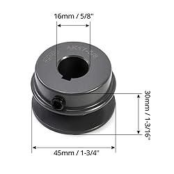 QWORK Single Groove Web Sheaves, 1.75" OD 5/8" Bore