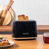 Russell Hobbs Eden 2 Slice Toaster 6 Browning 800W Black view 2