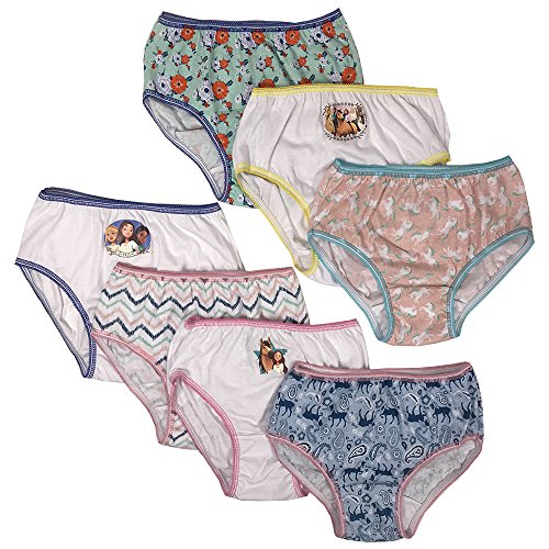DreamWorks Girls' Little 7-Pack Spirit The Horse Underwear Panty, Multi, 4