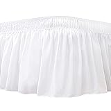 Biscaynebay Wrap Around Bed Skirts for Queen Beds