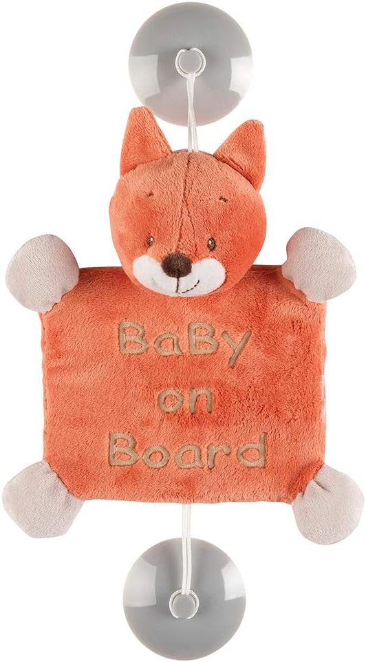 Nattou Fanny and Oscar - Baby On Board Sign Oscar the Fox