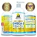 Apollos Pets Omega 3 Fish Oil for Dogs - Omega 3 for Dogs Plus Vitamin E - More EPA and DHA Than Salmon Oil - Treats Shedding, Itchy Skin, Allergies, and Joints - Made in USA 16 Ounce Liquid Pump