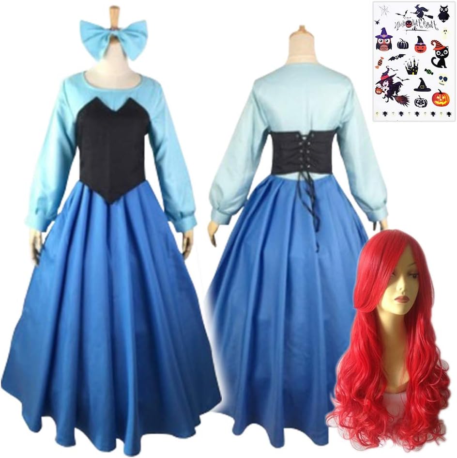 Luzly アリエル コスプレ ディズニー 豪華ウィッグ付 M コスプレ 仮装 通販 Amazon