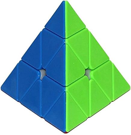 Jenil International Pyraminx Stickerless Speed Cube Triangle Cube Puzzle