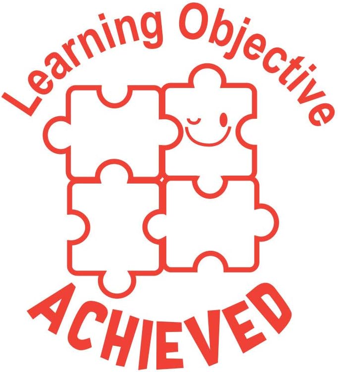 Learning Objective Achieved Stamper - Red