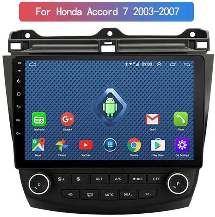 4G Lte All Netcomm 10 Inch Android 8.0 Car Dvd Multimedia Gps Navigation System For Honda Accord 7 2003-2007 Car Audio Stereo, Steering Wheel Control,4G+WIFI,1+16G