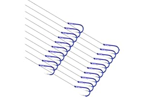 Dyxssm Small Fishing Hooks with Line Tiny Fishing Hook on Nylon Fishing Line (Pack of 20)