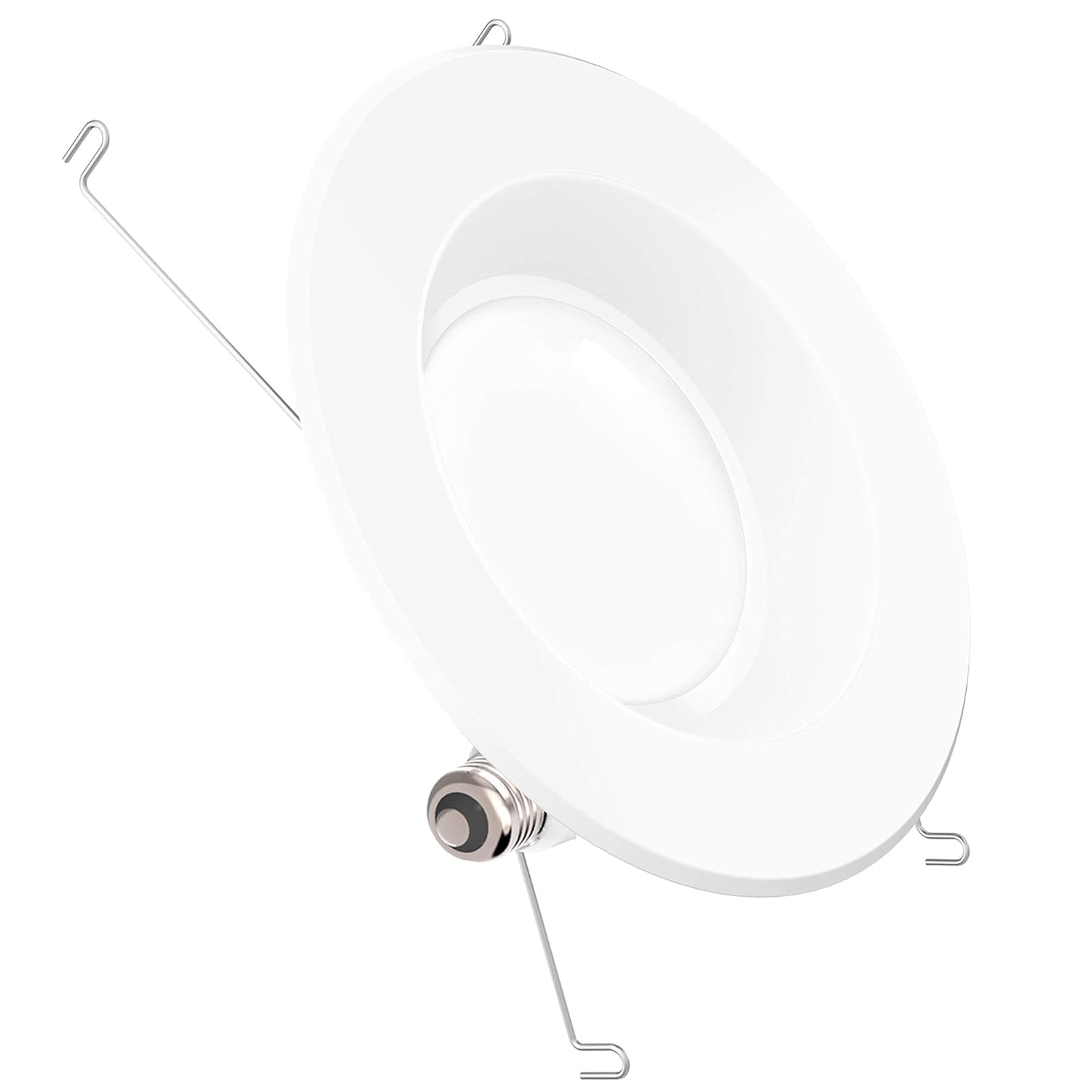 Sunco Lighting 5/6 Inch LED Recessed Downlight, Smooth Trim, Dimmable, 13W=75W, 965 LM, 4000K Cool White, Damp Rated, Simple Retrofit Installation - UL + Energy Star