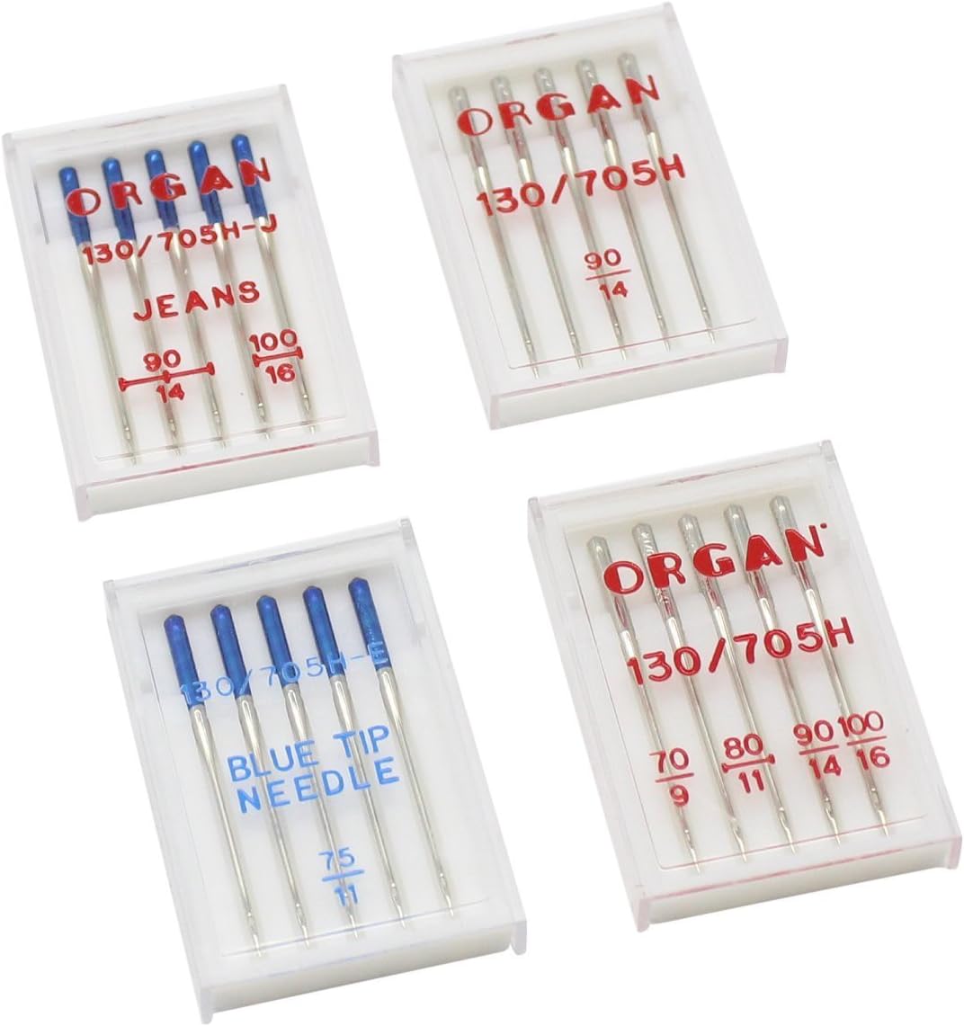 4 Sewing Machine Needles Cases, Stainless Steel