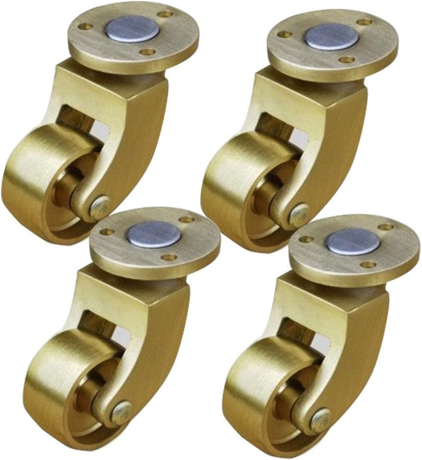 GYPPG 4 Ruedas giratorias, Ruedas de Piano de 25 mm, Rueda para Muebles