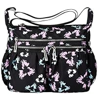 VBG VBIGER Crossbody Bags for Women Shoulder Bag Nylon Travel Purse Waterproof Shoulder Travel Handbags With Adjustable Strap Waterproof