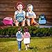 Wired Kids Headphones with Microphone and share port, Foldable Lightweight Adjustable Stereo Headset for Cellphones Smartphones iPhone iPod Laptop Computer and More by Termich (Pink)