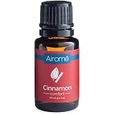 Airom&eacute; Certified 100% Pure Therapeutic Grade, Ethically-Sourced, Non-GMO Essential Oil | 15 mL Amber Glass Bottle, Cinnamon (Cinnamomum Zeylanicum)