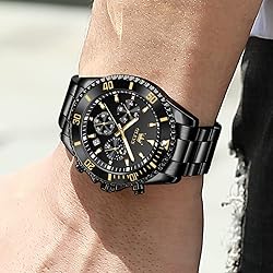 OLEVS Watches for Men Business Dress Big Face