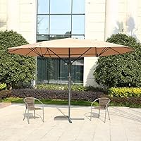 Sale Myal 14ft Patio Umbrella Double Sided Patio Outdoor Umbrella