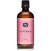 P&J Fragrance Oil | Peppermint Oil 100ml - Candle Scents for Candle Making, Freshie Scents, Soap Making Supplies, Diffuser Oil Scents