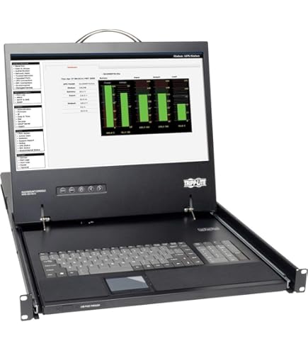 Amazon.com: Tripp Lite NetCommander 8-Port Cat5 1U Rack-Mount