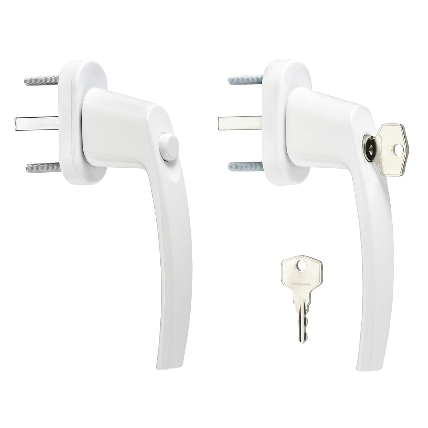 5 x Asa de Ventana Mango de Ventana con Pulsador Giro para Abrar 45