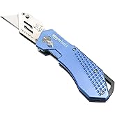 �鶹�� Basics Folding Utility Knife - Lightweight Aluminum Body with Holster
