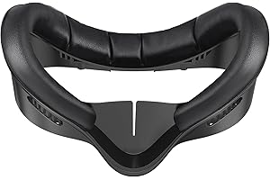 VZNEK Face Cover Pad for Oculus Quest 3/3S, Sweat-Proof PU Foam Cushion for Meta Quest 3/3S, Compatible with Oculus Quest 3/3S Original Spacer (for Quest 3S)