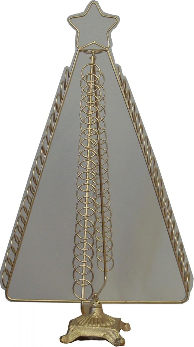 HIGH QUALITY GOLD METAL CHRISTMAS CARD HOLDERS STANDING CHRISTMAS