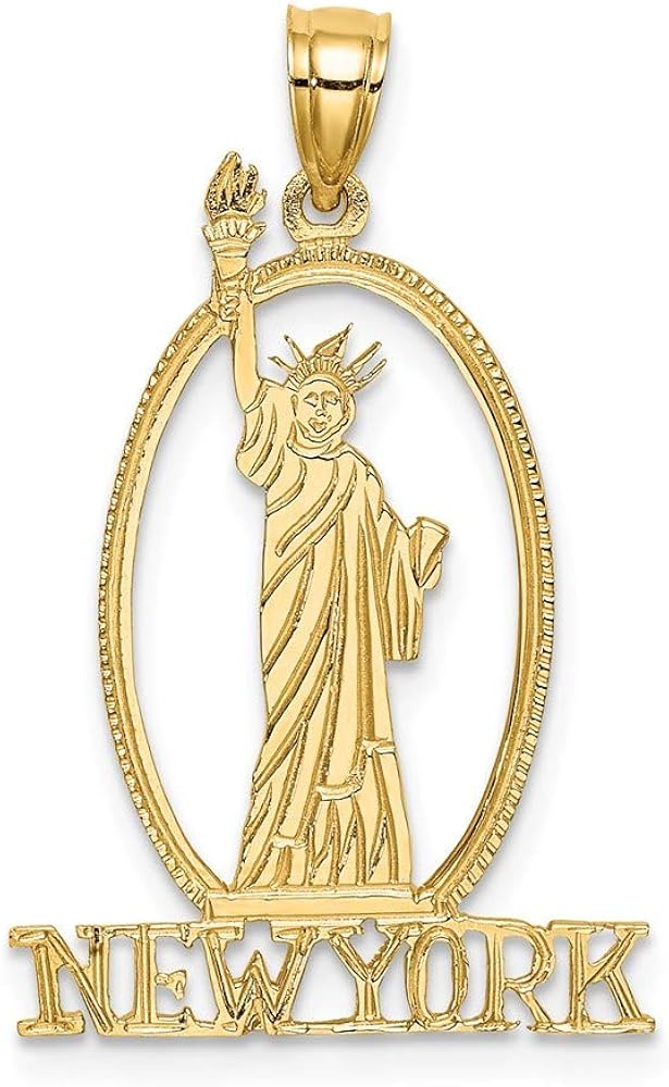 FB Jewels 14K Yellow Gold Cut Out New 