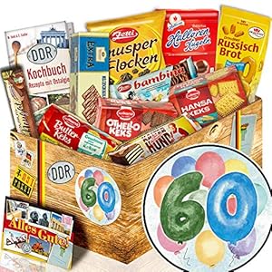 Keksgeschenk Box / DDR Box / 60 Geburtstag Geschenk / 60. Geburtstag