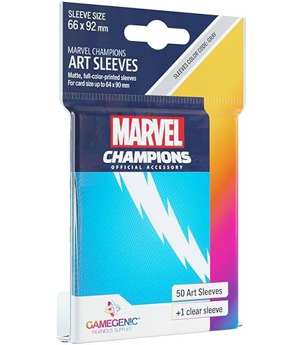 Amazon.com: Gamegenic Marvel Champions The Card Game Official Captain  America Art Sleeves